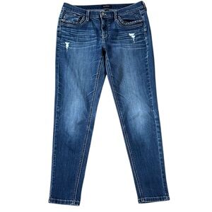 WHITE HOUSE BLACK MARKET Girlfriend cotton blend stretch jeans size 6